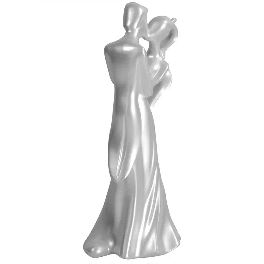 The First Kiss Wilton Wedding Anniversary Cake Topper Shimmer‎ White 202-9417